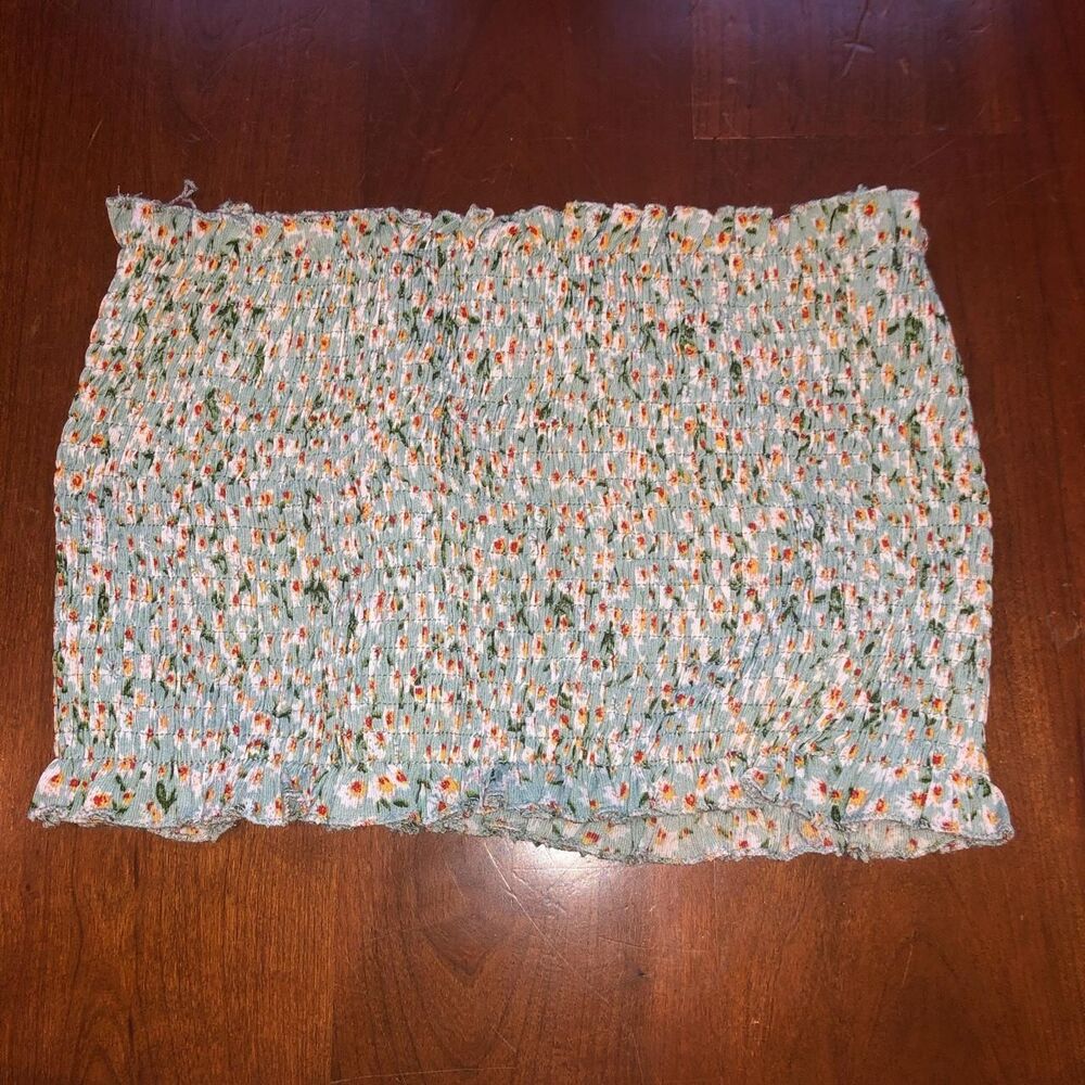 Zaful Women's Green and Yellow Blouse